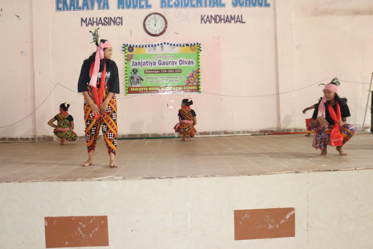 Observance of Janjatiya Gaurav Divas at @EMRS_MAHASINGI.
<a href="/narendramodi/">Narendra Modi</a> <a href="/PMOIndia/">PMO India</a> <a href="/TribalAffairsIn/">Ministry of Tribal Affairs, Govt. of India</a> <a href="/MundaArjun/">Arjun Munda</a>
<a href="/renukasinghbjp/">Renuukaa Sinngh</a> <a href="/Bishweswar_Tudu/">Bishweswar Tudu</a>
<a href="/PIB_India/">PIB India</a>
<a href="/mygovindia/">MyGovIndia</a>
<a href="/AmritMahotsav/">Amrit Mahotsav</a>
<a href="/model_odisha/">Odisha Model Tribal Education Society (OMTES)</a>
<a href="/indratripathy/">Indramani Tripathy</a>