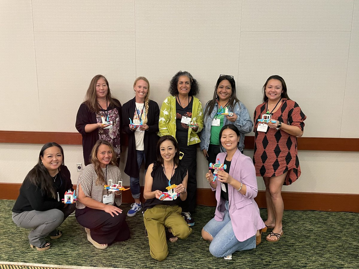 HitchcockLaci's tweet photo. Fantastic first day at @SOTFCONF 2023! I enjoyed getting hands on with @LEGO_Education and being challenged to problem solve, think critically and creatively @ameliamcrespo #SOTF2023 #HSTE  @HAISconnect https://t.co/3CKiCAorIF