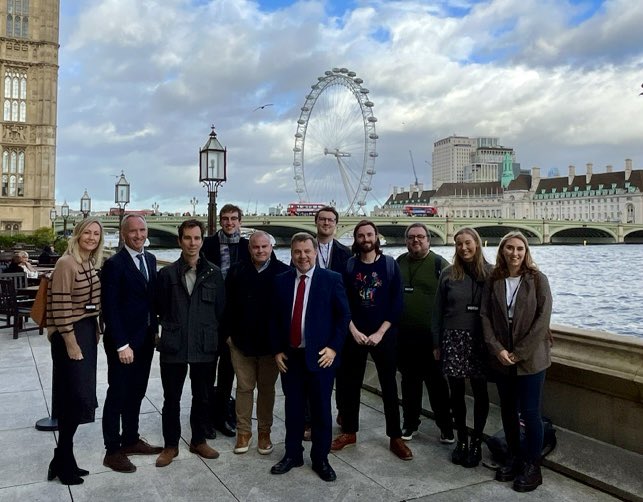 📻Great to welcome award winning commercial radio journalists from across the UK to Parliament to celebrate their achievements at the annual #RadioNewsAwards. 50 years on the air and 38million weekly listeners, local radio still playing a huge role keeping UK audiences informed