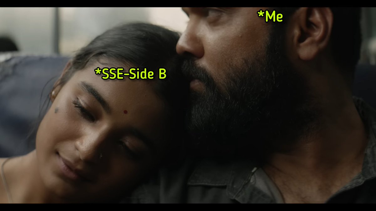 Ending left me shattered and complete at the same time, characters were feeling things they haven't in a while, its mirroring engulfs us with overwhelming emotions that we crave to see in Cinema. Side B slides victoriously on expectations surface, Hemanth M Rao you are love, Man!