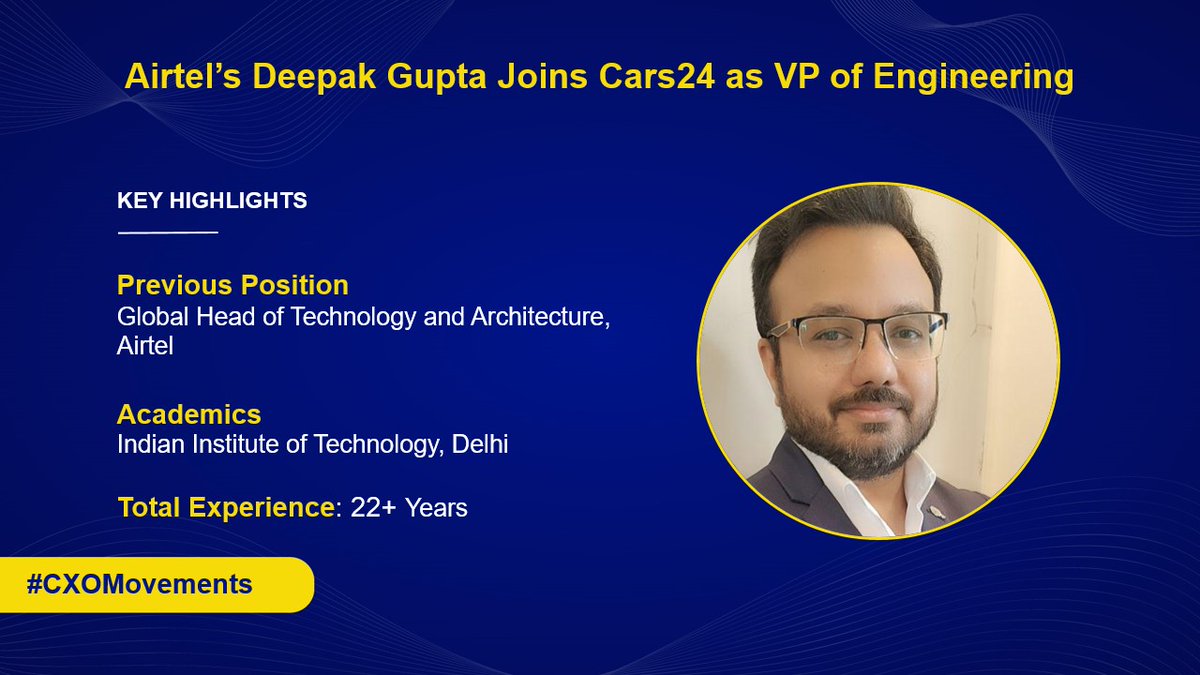 Dive into the latest #executivemovements in the #techindustry! Stay updated with the dynamic landscape of #leadershipchanges.

Learn More: bit.ly/45OZfA7

#CXOMovements #CIOMovements #ExecutiveMoves #TechLeadership #ExecutiveChanges #LeadershipUpdates <a href="/keydesai/">Keyur Dessai</a>
