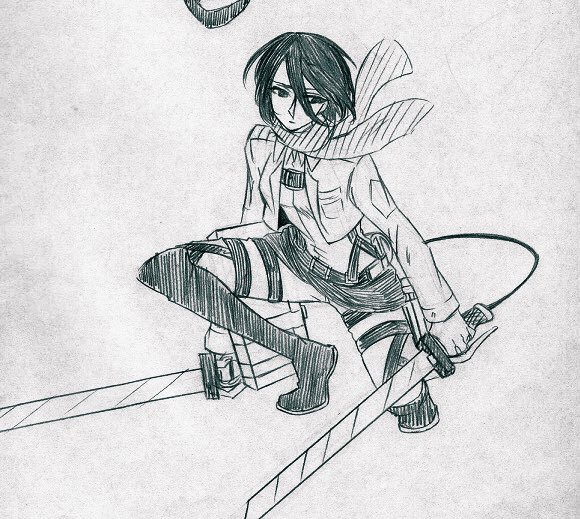 進撃だよなぁ十年前だもんなハマってたの…
 #10年前の絵と最近の絵を晒す 