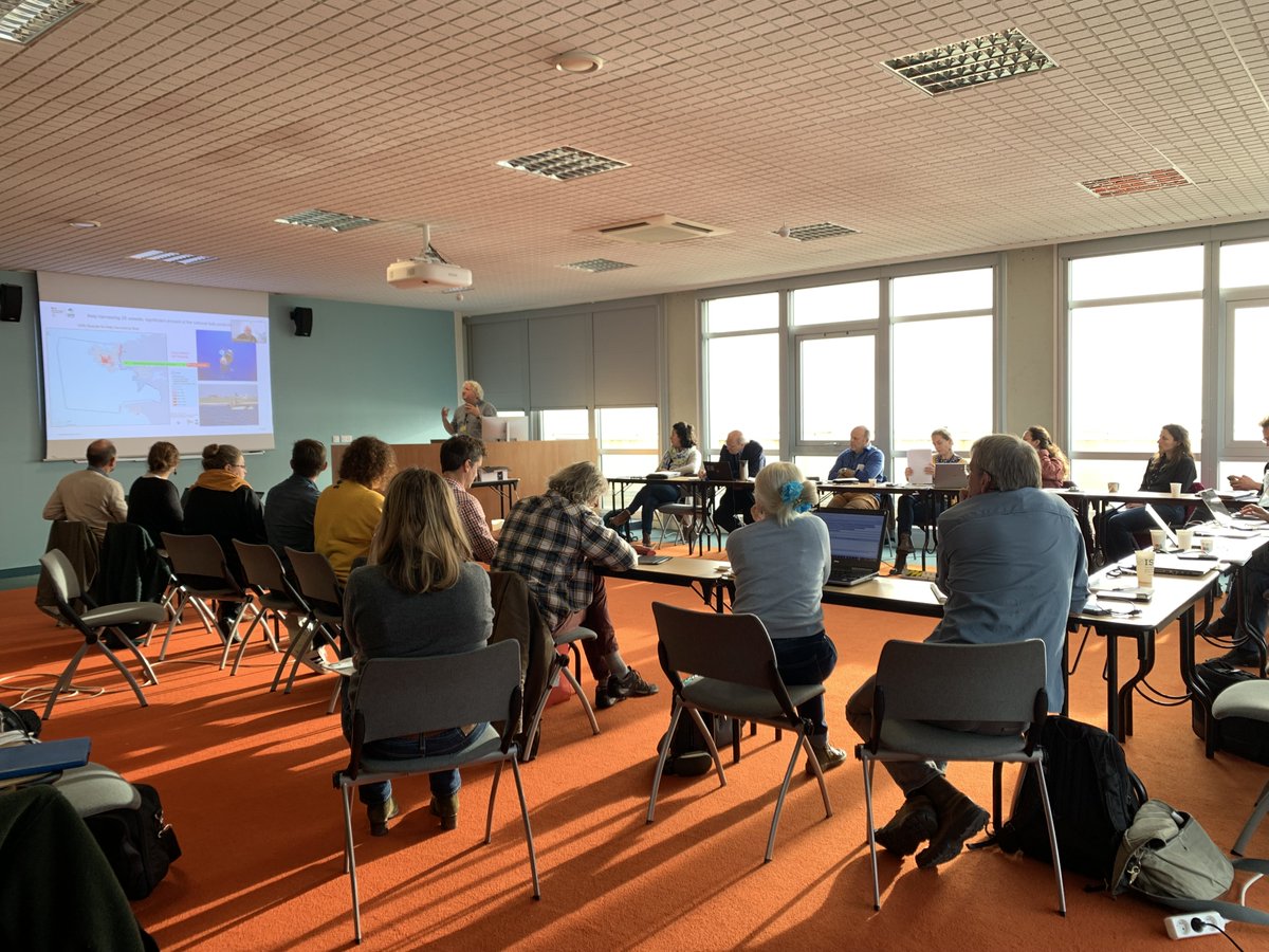 HOPOPoP_project's tweet photo. Iroise Marine Natural Park🌊 Philippe Le Niliot (PNMI, @OFBiodiversite) &amp; Martial Laurans @Ifremer_fr : importance of collaboration between researchers, fishermen and managers, from collecting data to identifying actions👉focus on spiny lobster &amp; kelp fisheries management https://t.co/QzFvV3J9i7