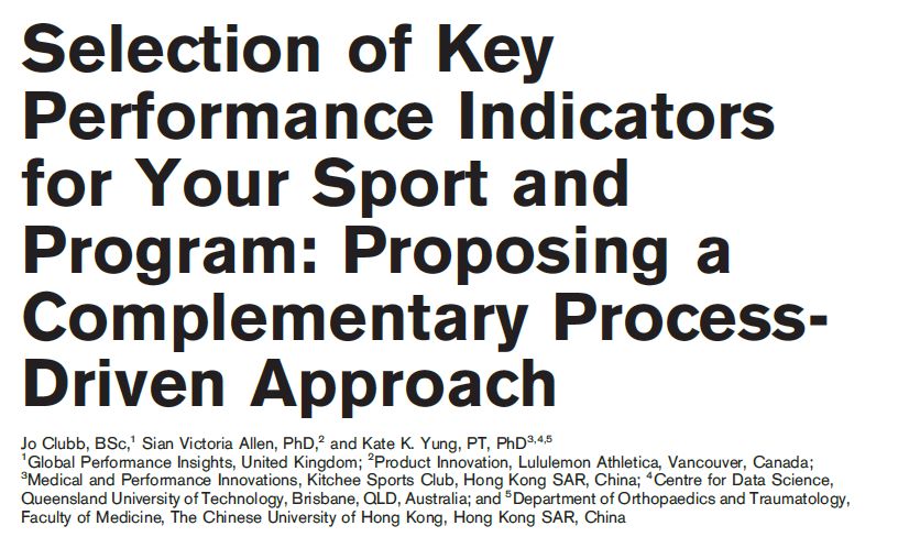 Jo Clubb (@joclubbsportsci) on Twitter photo New publication alongside @kateyung1 & <a href="/DrSianAllen/">Sian Allen</a> is out in SCJ:
Selection of Key Performance Indicators for Your Sport and Program: Proposing a Complementary Process-Driven Approach
KPIs are essential in sports, but they're not without challenges.
Here are the key points 🧵 New publication alongside @kateyung1 & <a href="/DrSianAllen/">Sian Allen</a> is out in SCJ:
Selection of Key Performance Indicators for Your Sport and Program: Proposing a Complementary Process-Driven Approach
KPIs are essential in sports, but they're not without challenges.
Here are the key points 🧵