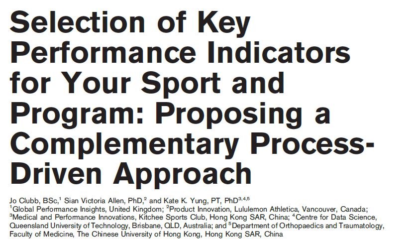 New publication alongside @kateyung1 & @DrSianAllen is out in SCJ: Selection of Key Performance Indicators for Your Sport and Program: Proposing a Complementary Process-Driven Approach KPIs are essential in sports, but they're not without challenges. Here are the key points 🧵