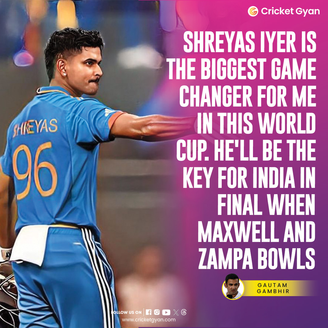 cricketgyann's tweet photo. Do you agree with GG? Comment below and let us know.
Source: Star Sports
#Gautamgambhir #Cricketnews #gautamgambhir #shortball #shortpitch #GG #Gambhir #shreyasIyer #shreyas #Cricketupdates #cricketgyan https://t.co/3bUJBkHwG7