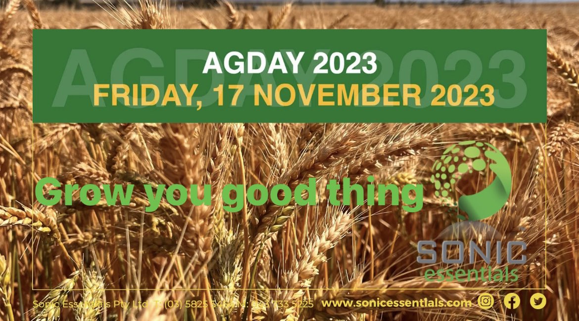 Happy #AgDayAU. A day to celebrate how amazing our industry is #GrowYouGoodThing