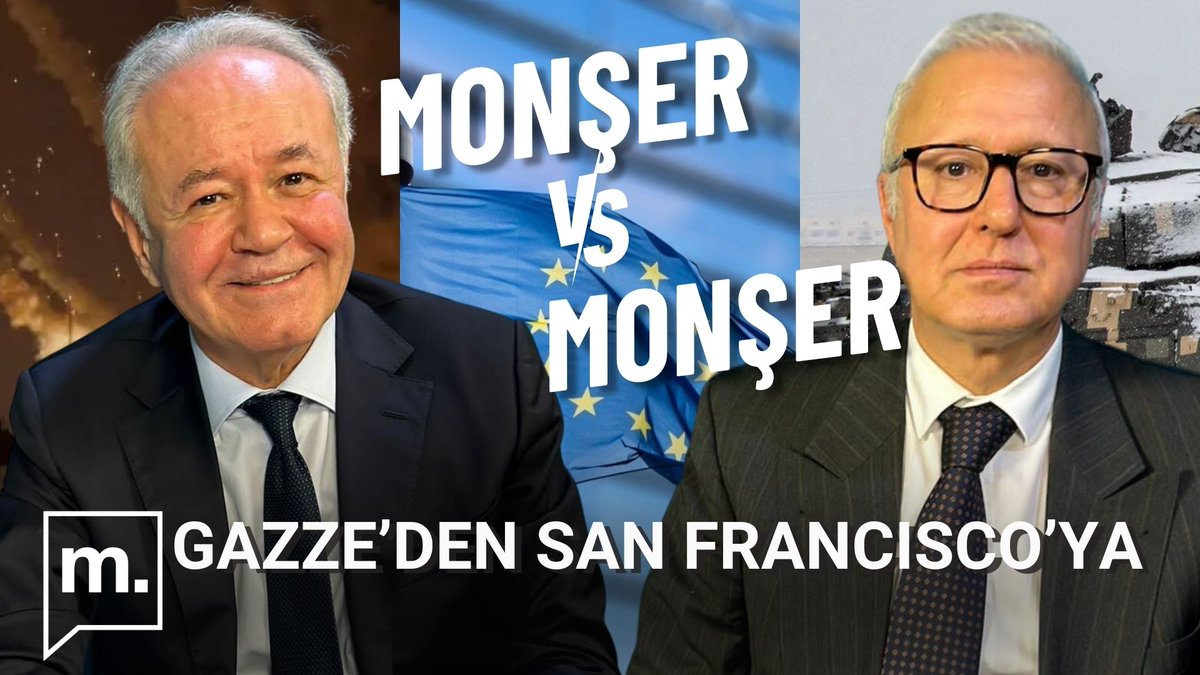 🌎Gazze - Brüksel - San Francisco hattı: Türk dış ve iç politikalarına yansıması 💬Aydın Adnan Sezgin ve Fatih Ceylan değerlendiriyor 📺 Monşer vs. Monşer, 20:00'de #Medyascope'ta 🔗youtu.be/Bvp4EE3QggU @AydinASezgin | @FATHCEYLAN8