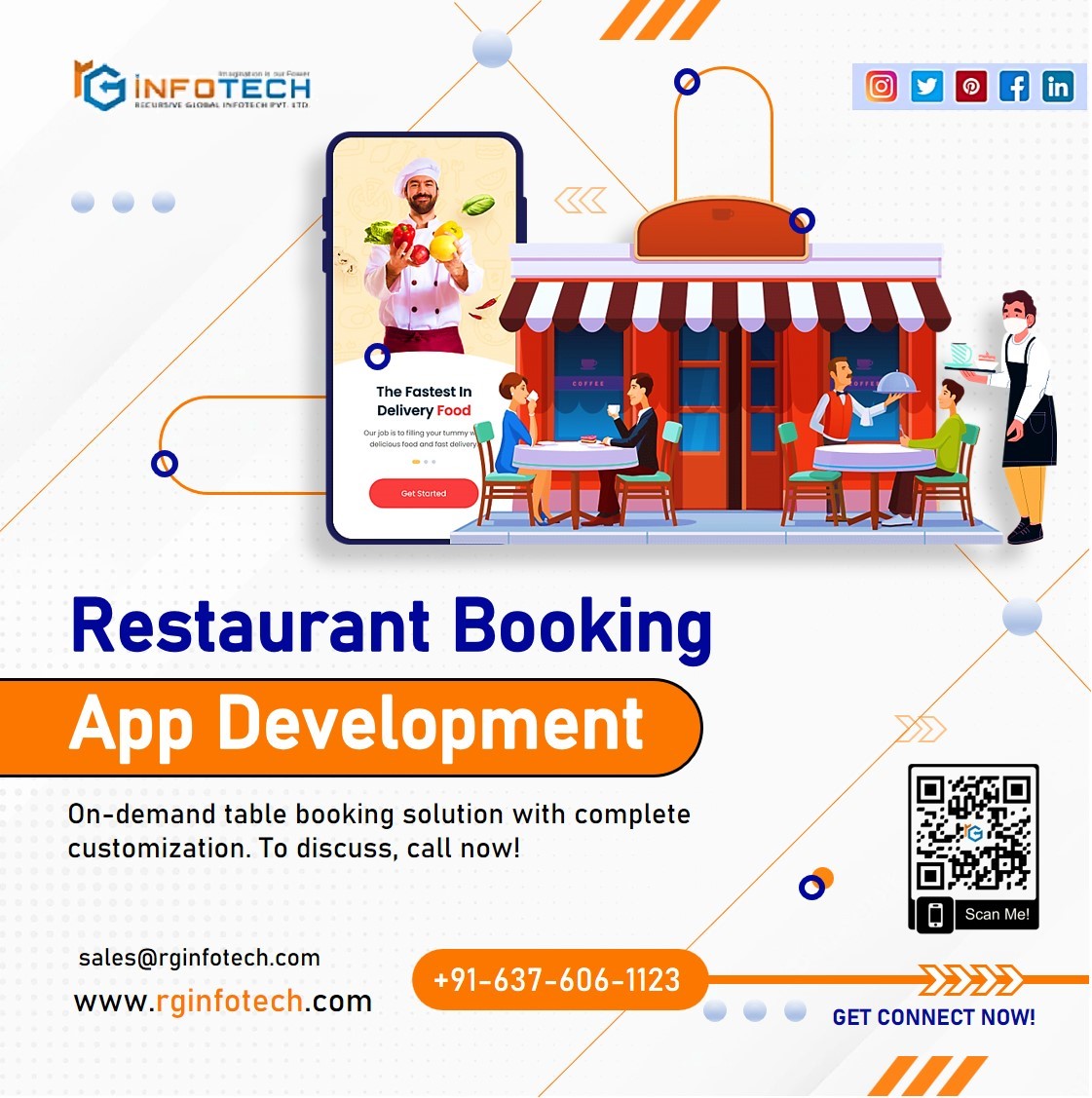 rginfotech1's tweet photo. Wanna grow in #Restaurant #business?🤔🧐
Acquire #RestaurantBookingSolution to automate #reservations!👍🤝
For #demo🔥
📞 Contact our expert #appdevelopers at +91-6376061123
#Restaurantbooking #restaurantreservations #tablereservation #ontherise #trend #India #opentable https://t.co/9nyIW7EEve