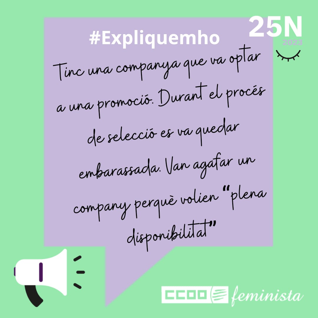 DonesCCOOCat's tweet photo. No necessitem inventar un guió perquè totes teniu una conpanya. I oi que tots teniu un company?
Si calles 🤫 ets còmplice així que
#ExpliquemHo
#ShaAcabat
#JoTambéTincUnaAmiga
#25NCCOO https://t.co/EokBEDjbQx