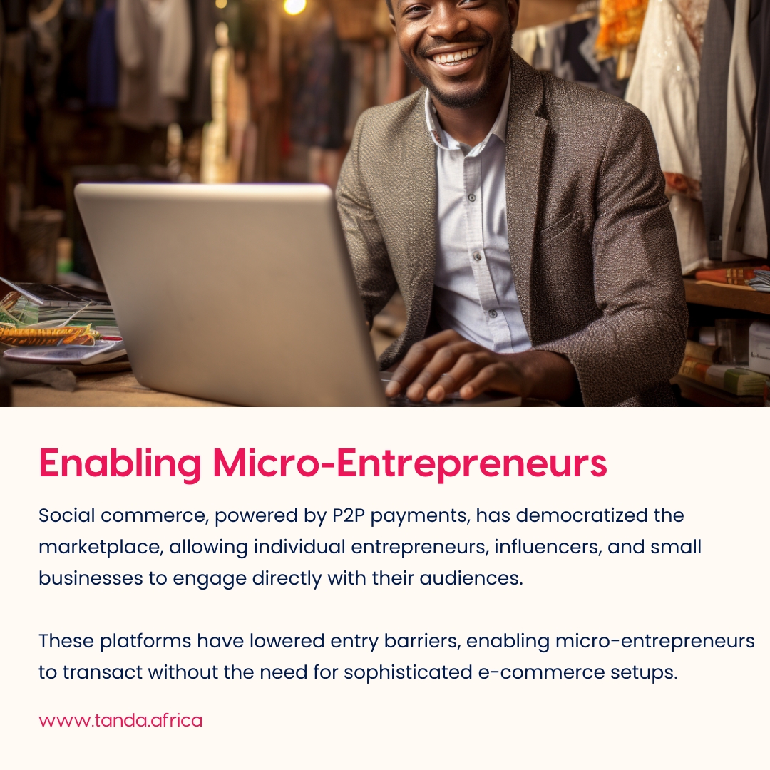 How Peer-to-Peer (P2P) payment platforms are revolutionizing social commerce, enhancing customer experiences, and empowering micro-entrepreneurs.

#P2PPayments #SocialCommerce #DigitalInnovation