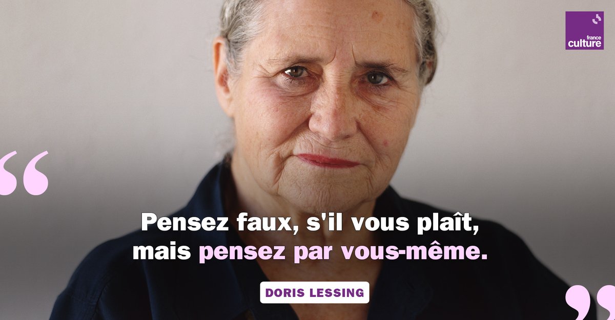 Il y a 10 ans disparaissait Doris Lessing, prix Nobel de littérature 2007. Des Nouvelles africaines au Carnet d'or, l'écrivaine britannique a fait, à travers son oeuvre, le récit de sa vie. Une vie de rébellion et de pugnacité depuis sa petite enfance. radiofrance.fr/franceculture/…