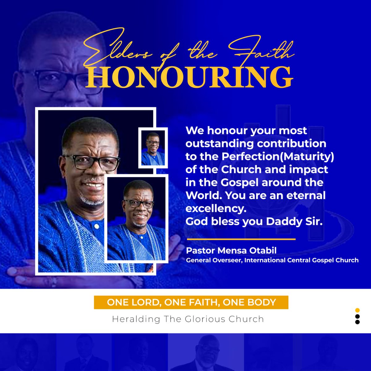 christassemblyw's tweet image. Now Praise we Great and faithful Elders of the Faith.

#OneLord
#OneFaith
#OneBody