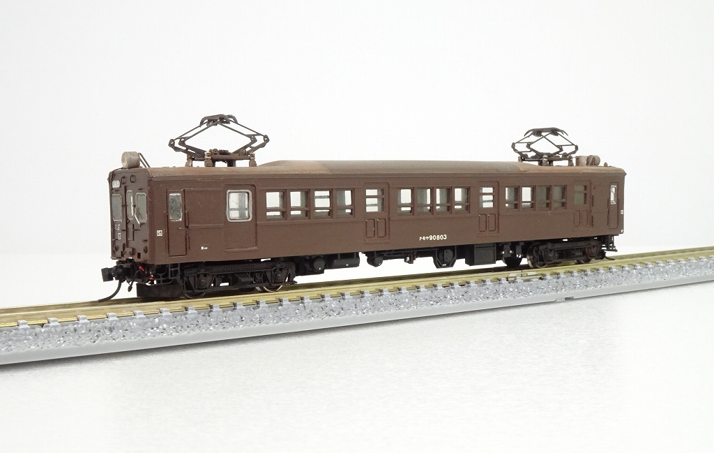 グリーンマックス板キット加工品 クモヤ22001 katoコンテナ付