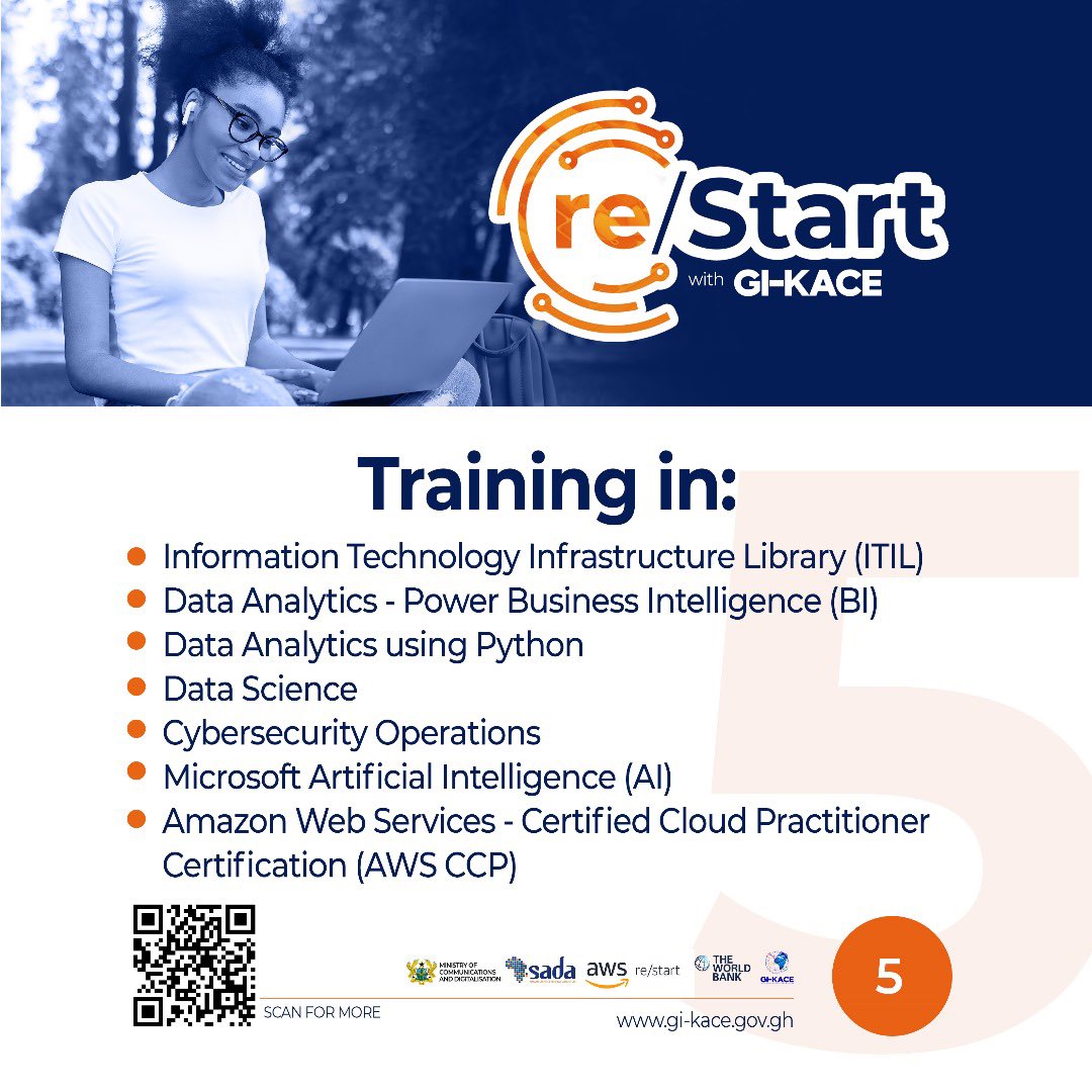 osisiadan's tweet photo. Have you registered yet?
Click here https://t.co/h1w9AfNr6h to apply today.

@mocghana @KofiAnnanICT @amazon 

#ItsTimeToRestart
#RestartWithGIKACE
#DigitalSkillsForAll
#DigitalSkillsEntreprenuership
#GIKACE
#KofiAnnanICTCentre
#GhanaIndiaKofiAnnanICTCentre https://t.co/IhTKrvC7t3