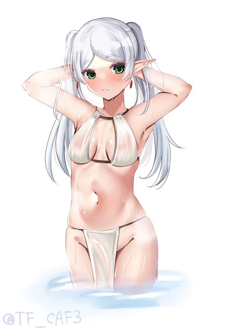 #葬送のフリーレン 
 
♨️入浴のフリーレン♨️ 