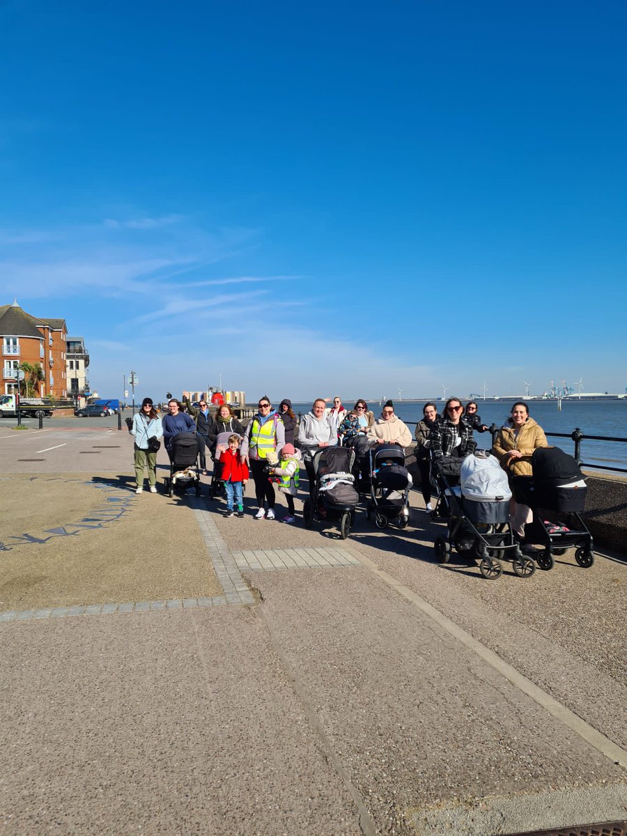 movementbloom's tweet photo. Really enjoyed our Social Walks weeks on Wirral this week. Great to see so many people joining us for a walk &amp; chat 

#socialwalks #MentalHealthAwareness #postnatalhealth https://t.co/HFO0I4KP6x