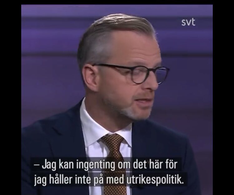 Fru_Frustrerad's tweet photo. Den här mannen ligger mycket bra till att bli utrikesminister i en eventuell socialdemokratisk regering.

#svpol #Damberg https://t.co/ETXL87kYP2