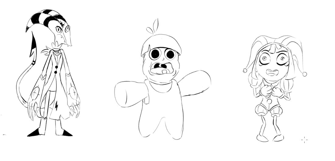 The 3 internet sensations
#HelluvaBoss
#Bowlbo
#TheAmazingDigitalCircus