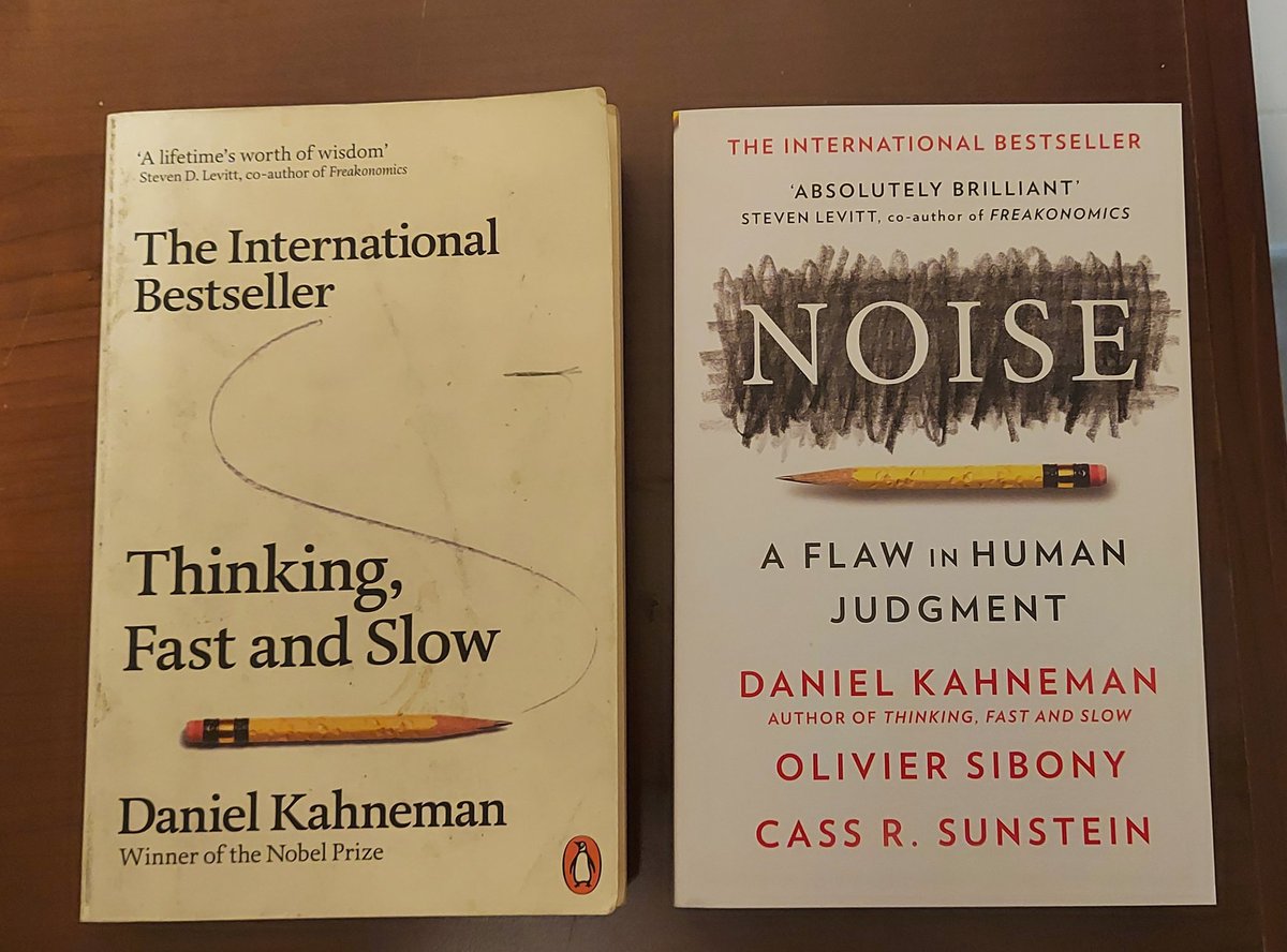Soldakini okuduğumda insanın düşünce yapısının karmaşıklığına cok şaşırmıştım ve öğretici oldu. Daniel Kahneman'ın kitapları çok öğreticive doyurucu oluyor. #danielkahneman #noise