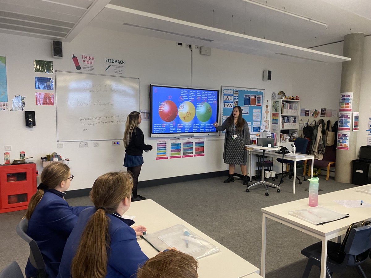 HighfieldLA's tweet photo. For @ABAonline our @AntiBullyingPro ambassadors have prepared and delivered #healthyfriendship tutor sessions to year 7 and #BintheBanter workshops to year 9 . #LeadingMyCommunity #BeYourBest #BeRespecful #BeKind #ShineLikeAStar https://t.co/MYtslID7ZE