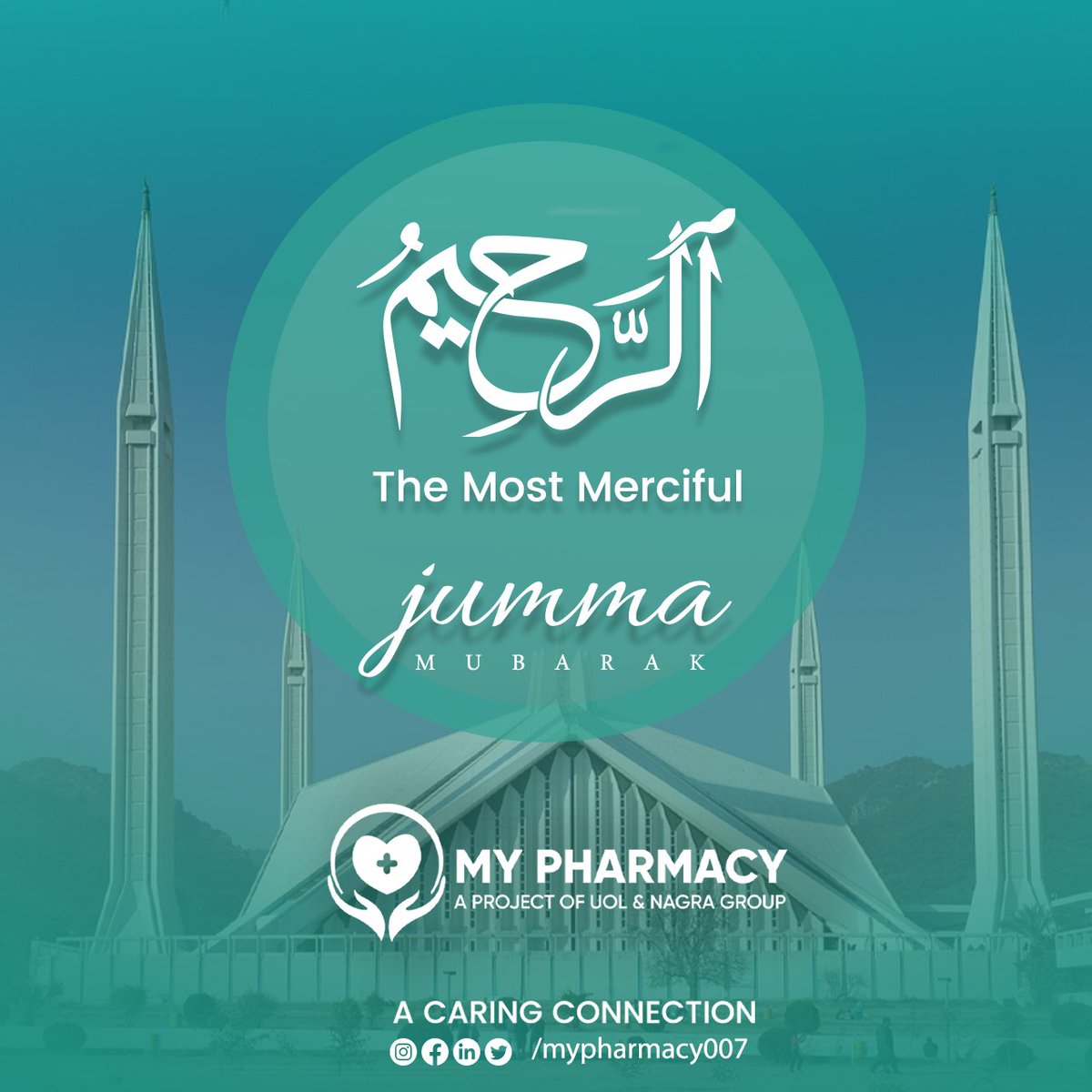 mypharmacy007's tweet photo. “O Allah, for the sake of this holy day, forgive our sins and guide us on the right path.  #JummahMubarak https://t.co/d7xyOpVJdB