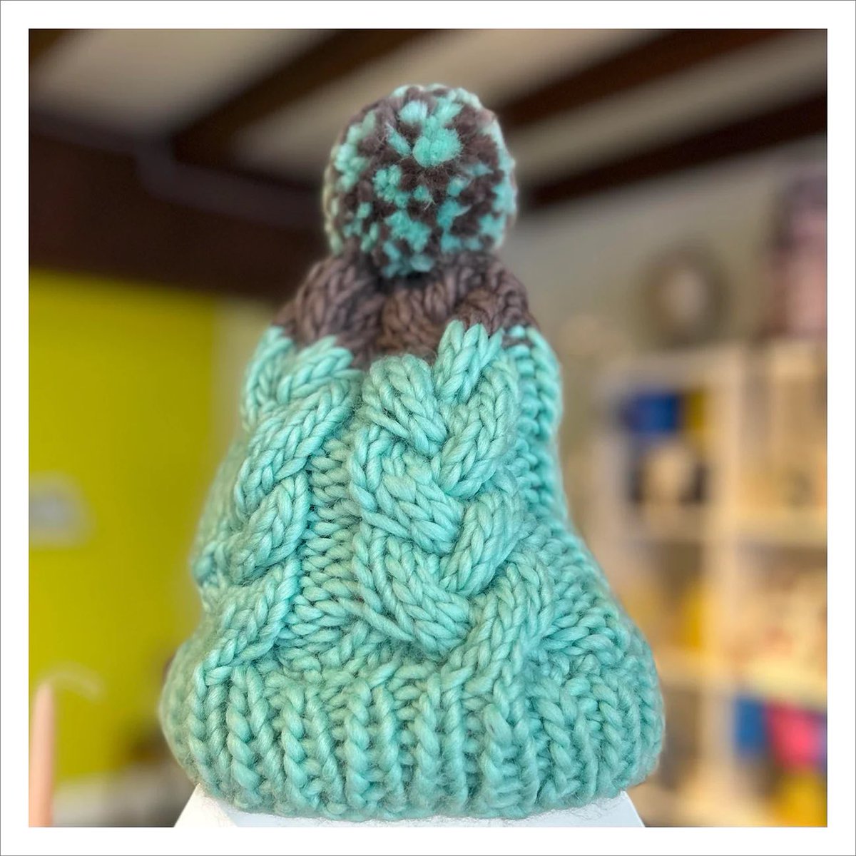 Hand knitted merino wool hats + fleecy lining are back in stock ! Made in Aberfoyle for Intrepid #pompomhats #bobblehat #merino #handmade #madeinaberfoyle #christmasgift #intrepidessentials