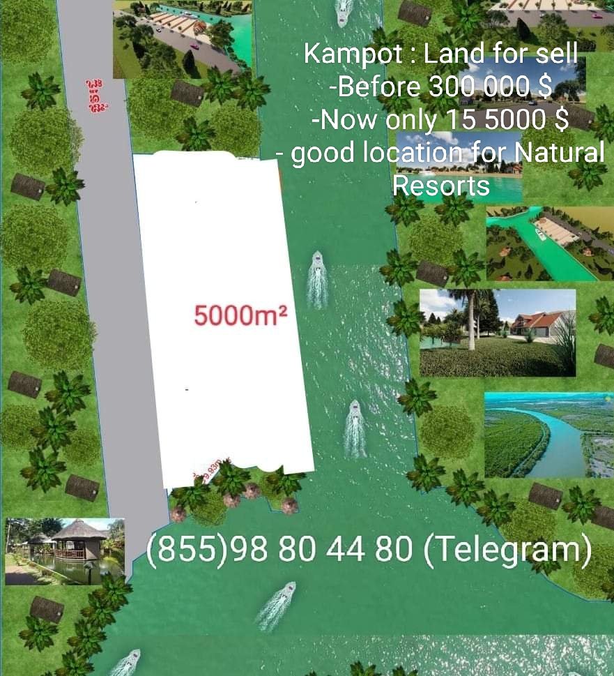 mainborin's tweet photo. Land for sell at Kampot Province https://t.co/eV27q0pby4