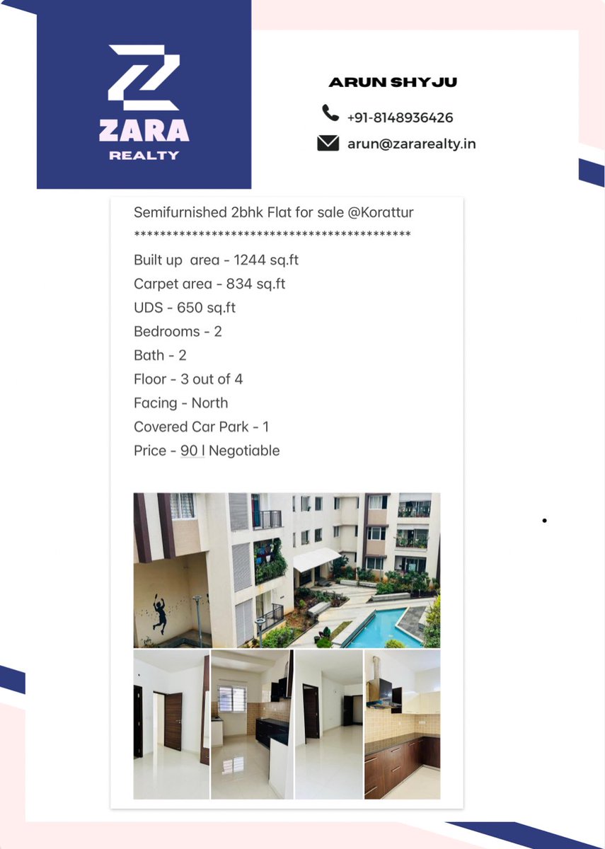 2bhk for sale at Korattur #chennai #chennairealestate #realestatemarketing #Flatforsale