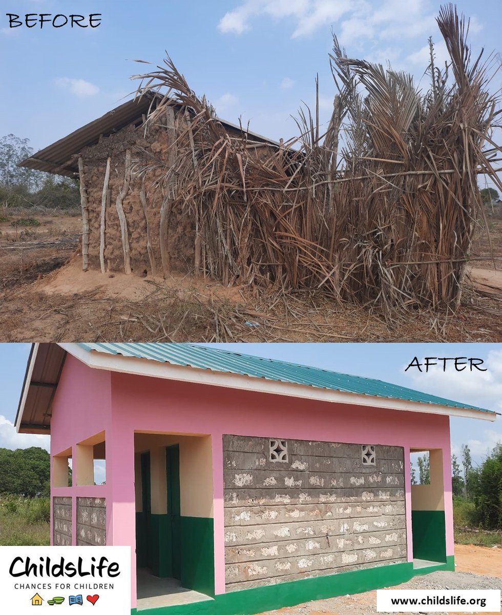 #FieldFriday, Sometimes it’s the little things that count.
See the lavatory at Mwanganga Primary School in Kilifi; Kenya before, and just one of the two toilet blocks that ChildsLife constructed in less than six months after visiting the school.