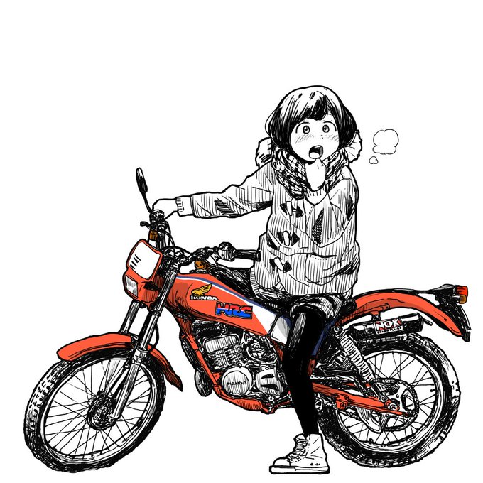 「前髪 バイク」のTwitter画像/イラスト(新着)