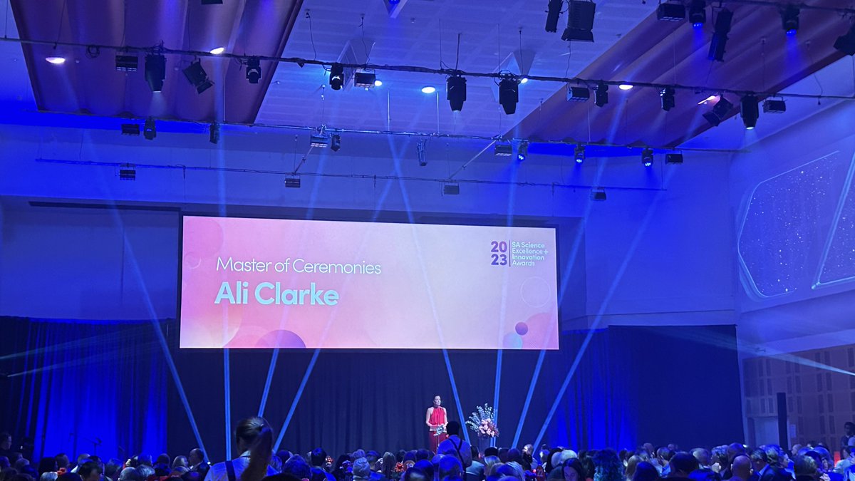 Darren Chow (@darren_repro) on Twitter photo Annnd off we go with MC <a href="/ali__clarke/">Ali Clarke</a> (host from Ali Clarke Breakfast Show on Mix 102.3) opening the night for #SAScienceAwards 🤩🤩🤩 Annnd off we go with MC <a href="/ali__clarke/">Ali Clarke</a> (host from Ali Clarke Breakfast Show on Mix 102.3) opening the night for #SAScienceAwards 🤩🤩🤩