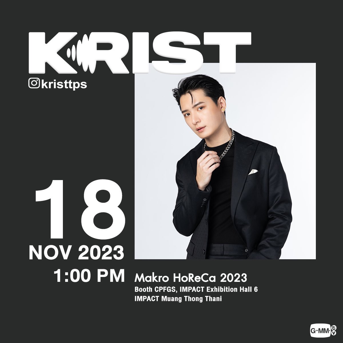 krist_est's tweet photo. 🔔 สำหรับ Keyword และ Hashtag สำหรับงาน Makro HoReCa 2023 วันที่ 18/11/2023

🔑 Krist x Makro
#️⃣ # MakroHoReCaxKrist
⏰ Start : 12.45 น. 

.•.•.•.•.•.•.•.•.•.

แวะมาหาน้องคริสกันเยอะๆ น้า 🥺

⏰ 01.00 PM
📍 Booth CPFGS - Impact Exhibition Hall 6 

#KristSchedule
#KristPerawat 
#ยูยู่ของคุณพี