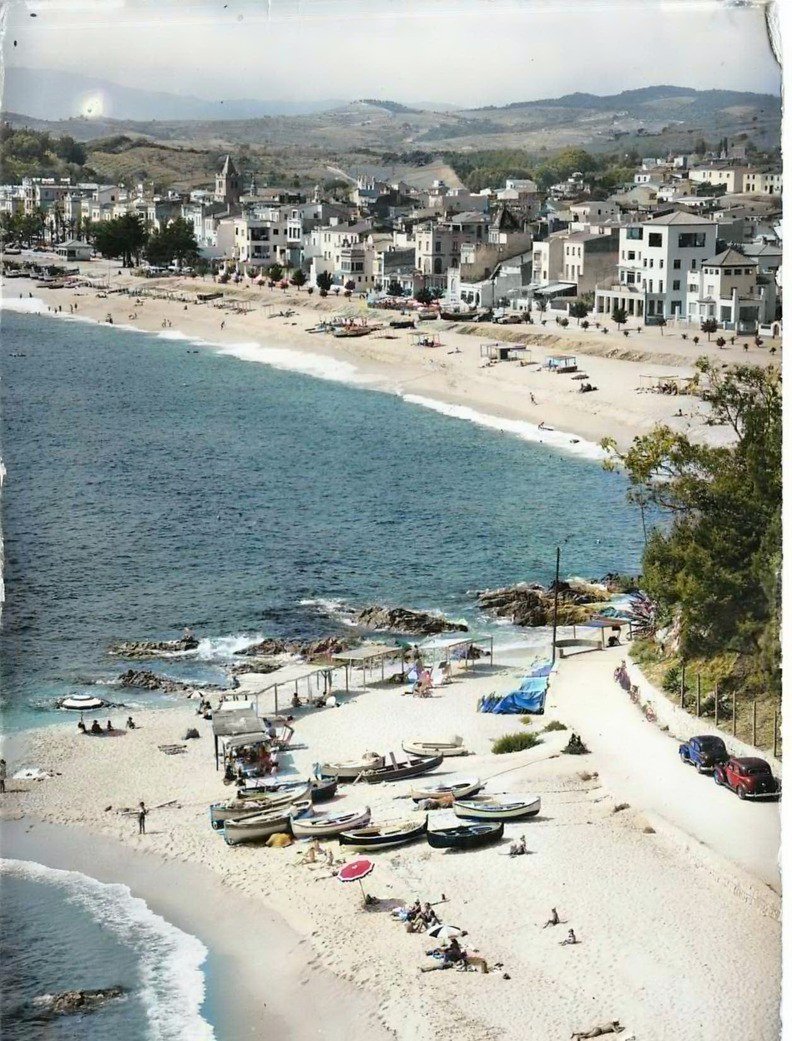 Lloret de Mar a la dècada de 1950.