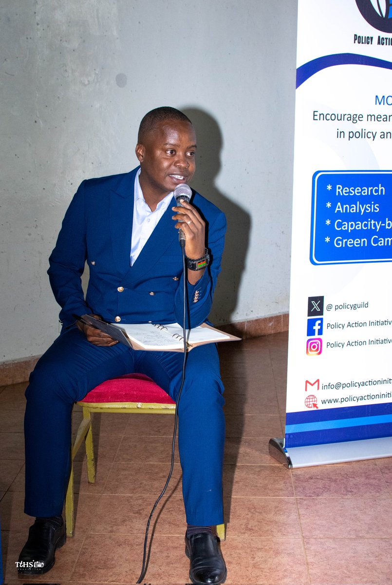 policyguild's tweet image. Meshack Omega, Assistant County Commissioner with the Ministry of Interior and a @YALIRLCEA alumni moderated the panel session.

&quot;It&apos;s important that young people engage in climate policy making processes, since it directly affects their futures.&quot; @Elmesh