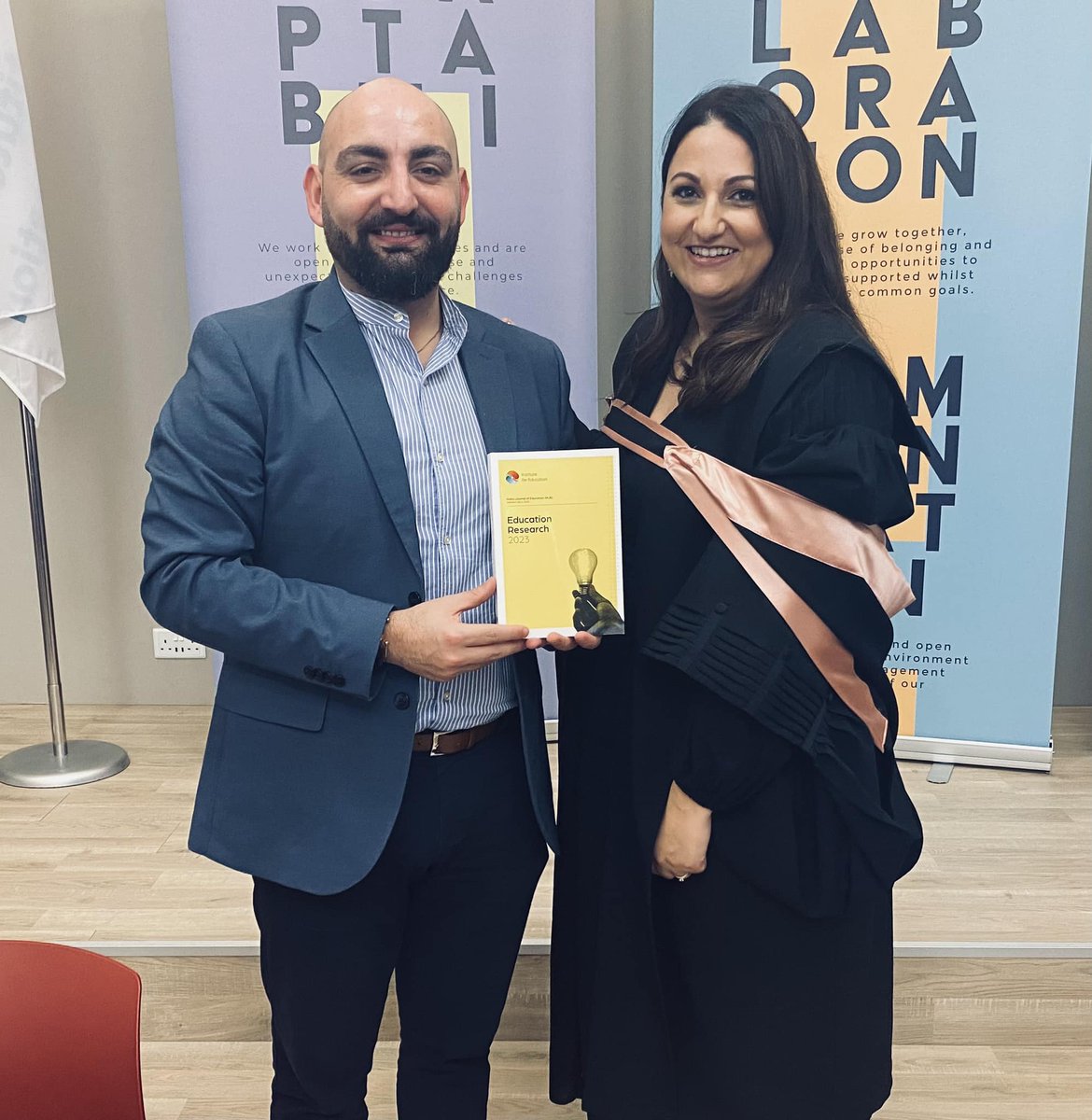 Heath_Schembri's tweet photo. Happy about this Schembri &amp; Schembri (2023) publication with my colleague and past student Fiona Schembri, published yesterday during her graduation! This paper explores the #subjectteaching approach in #primaryschools in #Malta. Available here: https://t.co/l3wpOQIuOu https://t.co/bvI4ALYwat