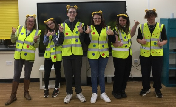 Please look out for our students who are doing an all day bus marathon to support <a href="/BBCCiN/">BBC Children in Need</a>. They are easy to see with their spotty hi-vis.  Thank you <a href="/reading_buses/">Reading Buses</a> for taking them round Reading
