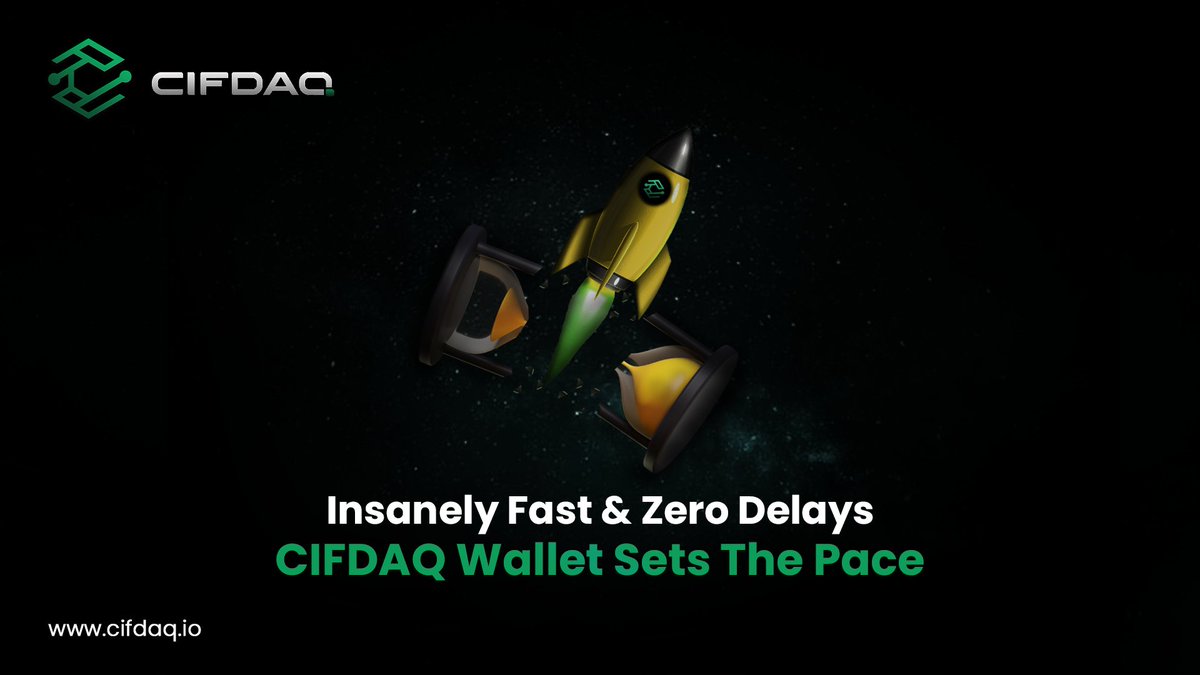 cifdaq's tweet photo. Buckle up for blast-off π with #CIFDAQWallet - where #transactions move at rocket speed!
Say goodbye to waiting and hello to insanely fast transfers. Zero delays, just lightning-fast #crypto at your command.
#cryptowallet #DigitalWallet https://t.co/iuqFeFob2e