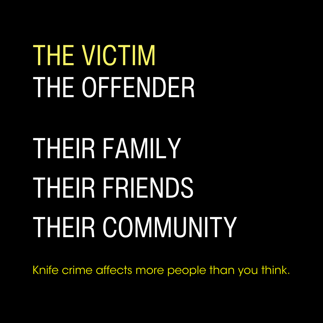 nottspolice's tweet photo. YOU take a knife🔪
YOU leave your home to meet friends
YOU get into an argument
YOU stab someone
YOU kill them.
Multiple families and friends all destroyed by YOUR actions.
Don’t pick up that knife, think of all those lives YOUR decision could affect. 💭
#NottsAgainstKnives https://t.co/UFh07vvGvu