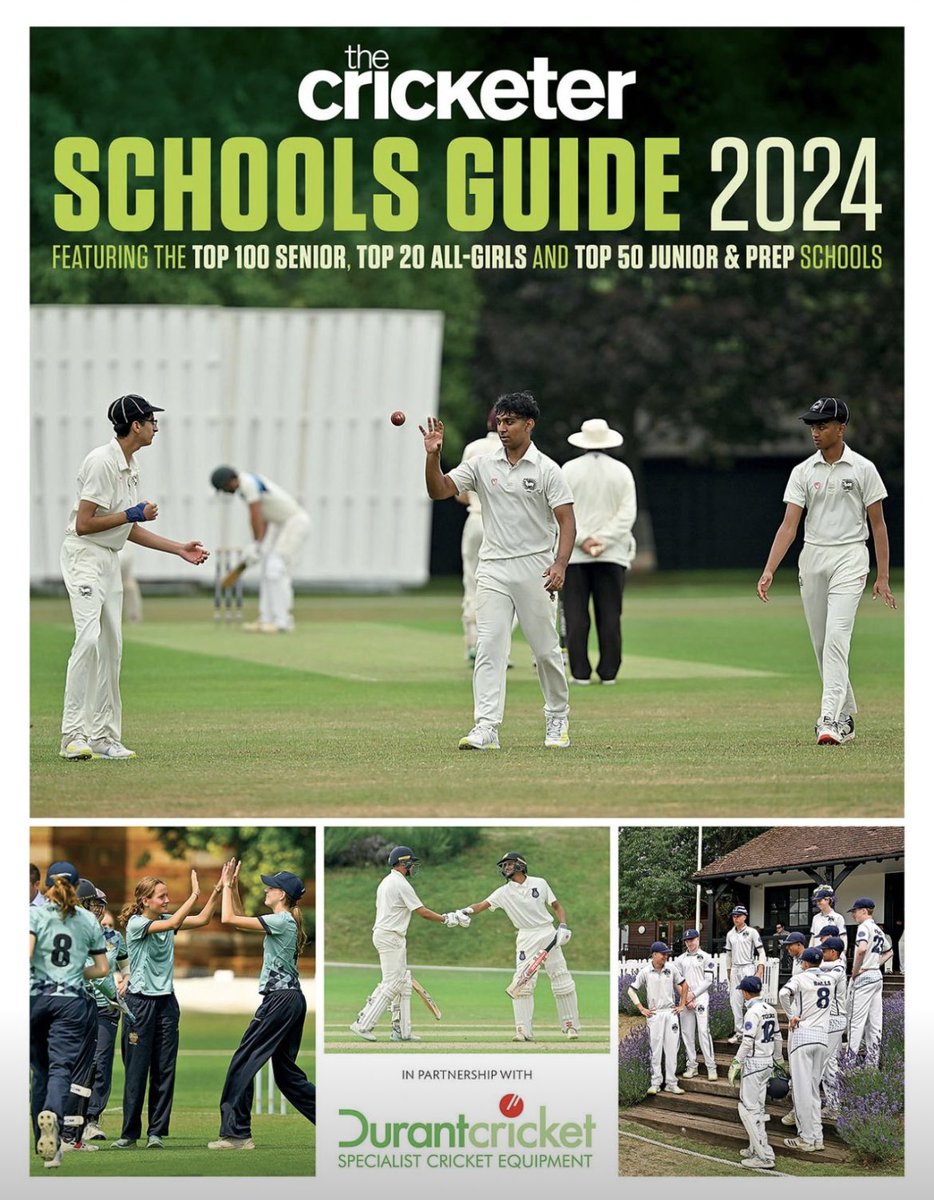 Absolutely delighted to have been named in <a href="/TheCricketerMag/">The Cricketer</a> Top 100 Schools for 2024! It’s recognition for all the hard work not only the staff but also the students have put in during the last year! This year sees an even more extensive Pre Season and the return of tours! 🔴⚫️