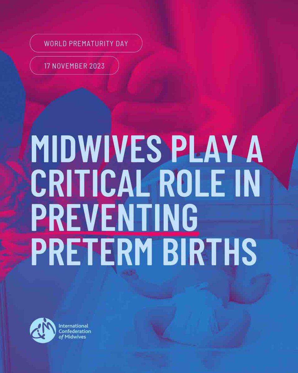 🌍 Research in high-income countries has shown that midwife-led continuity of care can reduce the number of preterm births, with positive experiences reported by women. Invest in midwives to reduce #prematurity 💜 More at #BornTooSoon 👉🏾 ow.ly/fY1z50Q4mC6