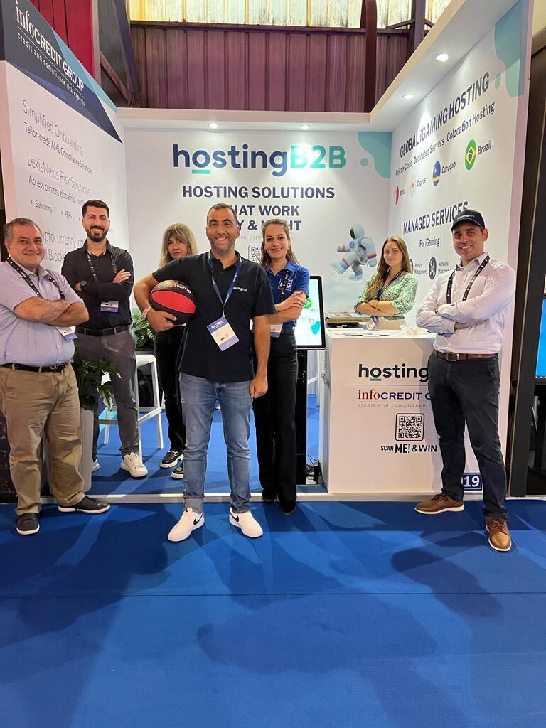 hostingb2b's tweet photo. Happy Team at SiGMA Europe    👩‍🚀👨‍🚀👩‍🚀 

#iGaming #Hosting #HostingB2B #Malta #SiGMAEurope #SiGMAMalta https://t.co/razIhpryqR