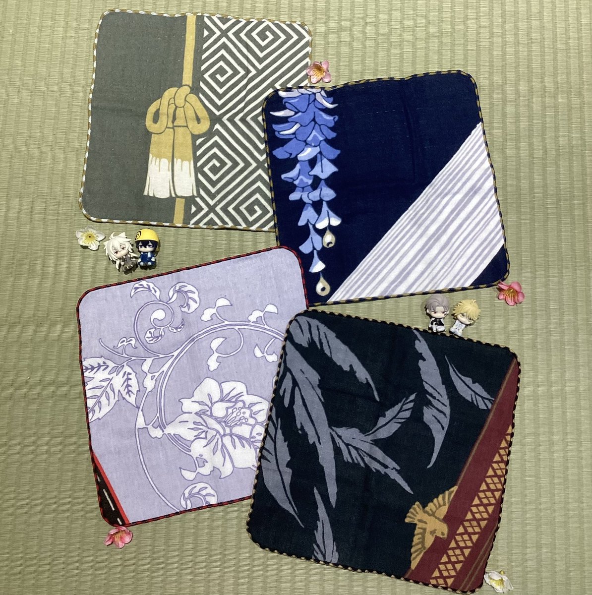 🌙🦊新商品紹介🐈🪶】 #刀剣乱舞 ONLINE 軽装ガーゼハンカチ（各種税込
