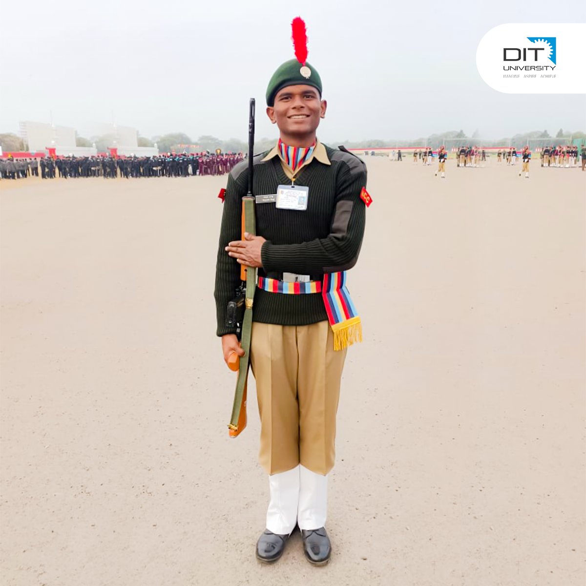 dit_university's tweet photo. Congratulations to Nayan Raj, a 3rd-year https://t.co/MuDCGtMeDN. CSE student, selected for the India contingent in the Maldives Youth Exchange Program. He previously led the 29 UK Boys Bn in the Republic Day Camp 2023. #DITUniversity #NCC #YouthExchangeProgram https://t.co/8RSMAClUpw