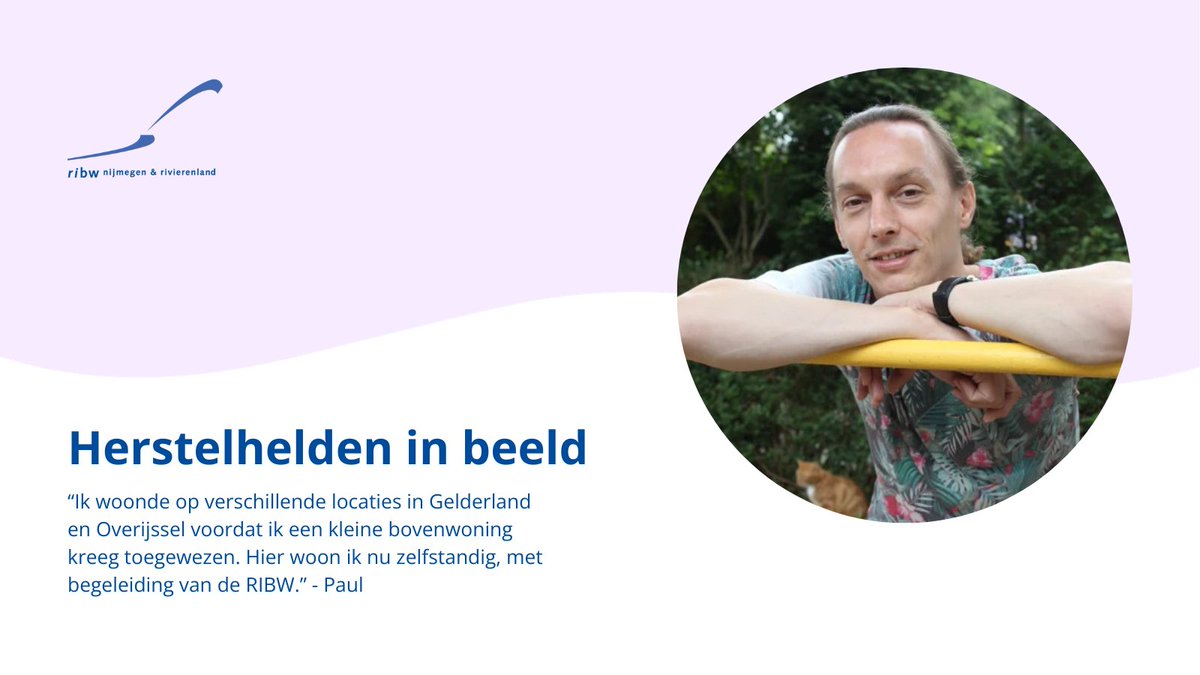 “Ik heb een schizo-affectieve stoornis, een soort neefje van schizofrenie, waardoor je gevoeliger bent voor psychoses.”

Na jaren van beschermd wonen, woont Paul nu zelfstandig met begeleiding van de RIBW. 🏠

Je leest zijn herstelverhaal op: 👉 bit.ly/3G42Tu9

#ribw