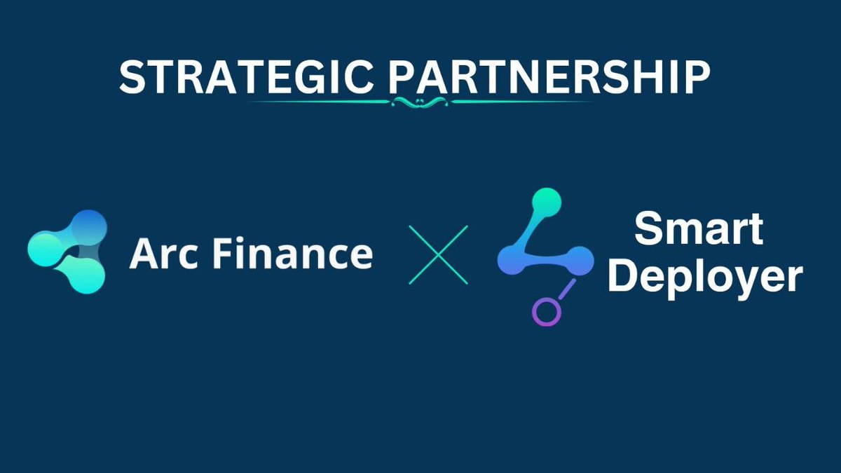 Arc__Finance's tweet photo. 📢 Latest Partnership Alert 🔥
@Arc__Finance x @SmartDeployer
which is the smartest no-code omnichain platform that helps #Web3 projects, DAOs, and communities build brand loyalty and nurture an active userbase with the #token rewarding system 🔥
Stay tuned together🚀🚀 https://t.co/bn8btUXbyZ