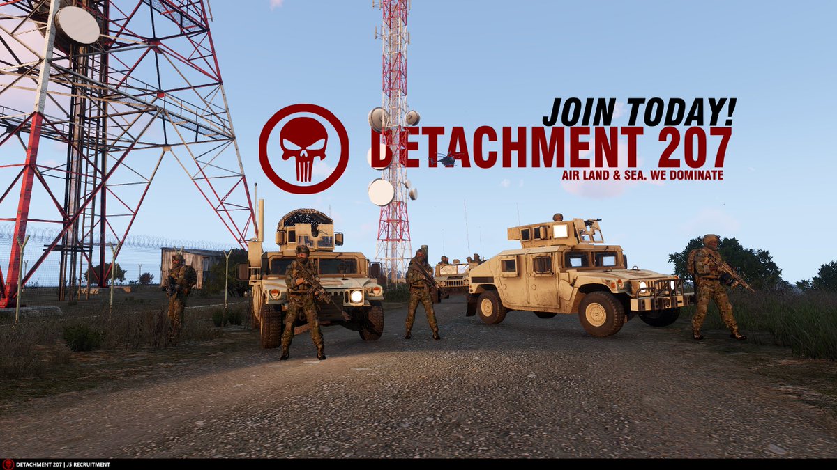 Det207Arma3's tweet photo. Looking to join a casual arma 3 millsim unit? Join Detachment 207! https://t.co/isjY0C8yLM Today! Any questions DM: via Discord (Officer_BOBBY123) #arma #millsim #Detch207 https://t.co/qvUYkM4QDX