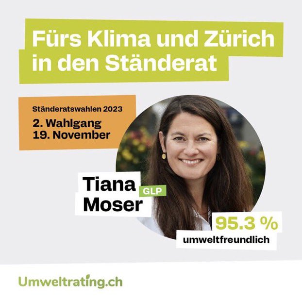 #Jetzt Tiana Moser wählen! Fürs #Klima und die Umwelt. Am Sonntag gilts ernst. #TeamTiana