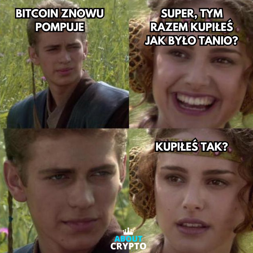 pawelzietek_'s tweet photo. NIE KUPIŁEŚ #BTC PO 27K, BO CZEKAŁEŚ NA KOREKTĘ?

Powiedz szczerze, czy po ostatnich wzrostach na BTC i rajdzie na altach zadałeś sobie pytanie:

"Kurde, a co jak korekty nie będzie i już tylko UP?"

"Co jak nie zdążyłem kupić, a może taniej nie będzie?"

Zadaj sobie pytanie: Co chcę osiągnąć?

Możesz mieć do wyboru poniższe odpowiedzi:

a) Chcę czekać do śmierci aż będzie taniej.
b) Chcę głównie zarobić na Bitcoinie.
c) Chcę głównie zarabiać na Altcoinach.

Odpowiedź A:

Takie mamy emocje na rynku i tak właśnie wygląda fomo. Bitcoin spada 3% w godzinę, a ty myślisz że zaczęła się korekta, nagle znowu po godzinie rośniemy o 5% i już sentyment zmienia się o 180 stopni. 

Podczas spadków wszyscy piszą o spadkach, a ty się jeszcze bardziej nakręcasz: 

"spadniemy jeszcze" 

"spadniemy jeszcze na pewno"

"jeszcze 5% w dół i kupię". 

To pułapka psychologiczna, kiedy spadamy myślisz, że będziemy spadać w nieskończoność. Kiedy rośniemy, myślisz że będziemy rosnąć w nieskończoność.

Odpowiedź B:

Nie da się odpowiedzieć na pytanie, czy korekta jeszcze będzie, czy nie, czy będzie teraz czy dopiero przy 45k, czy będzie ona -10% czy -30%. Nie próbuj tego rozgryźć bo to są niepotrzebne rozkminy, które i tak nic nie wniosą do twojego życia. To znaczy wniosą, błędne decyzje oparte na zmiennych emocjach.

Prawda jest taka, że jeżeli nie kupiłeś po 15k, po 20k, ani po 25k. Zostaje ci po prostu robienie DCA i ewentualne dokupowanie więcej przy potencjalnej korekcie. Nie ma tu innej strategii, a czekanie na wymarzony poziom nie działa.

Odpowiedź C:

Jeżeli interesują cię altcoiny, a nie bitcoin i czujesz fomo, bo kiedy bitcoin konsolidował się w okolicach 27k to czekałeś z zakupami altów na korekty, to i tak nic straconego. Jest:

- masa altów, które powybijały już od bessy po 1000-2000%
- masa altów, które powybijały dopiero "przed chwilą"
- masa altów, które dopiero powybijają
- masa altów, które nawet jeszcze nie powstały, a które też będą pompować

Tu musisz działać na spokojnie i szukać tego, co NIE JEST pump & dumpem -> (memecoiny, świeże shity z tragiczną płynnością), a tego co "powinno" przetrwać do hossy tak czy siak bez względu na jakiekolwiek korekty, najwyżej przehodlujesz, czy sobie dołożysz.

No i oczywiście cena jest kluczowa. Nie pakuj się w coś co ekstremalnie już urosło na ostatniej pompie i widzisz o tym co drugiego posta (jakieś $TAO, $RUNE, $NAKA, $KASPA) - Na takie alty musi przyjść korekta, bo inaczej to nie ma większego sensu i jest to FOMO.

Możesz oczywiście mieć szczęście, wejść do takiego pociągu, który już dawno odjechał i "wyjść na plus" jeszcze trochę, ale z dużym prawdopodobieństwem skończy się to tak, że przyjdzie ci większa korekta, będziesz na minus przez dłuższy czas i będziesz patrzył jak będzie pompować to, co niedawno sprzedałeś, żeby wymienić na to co jest trendy.

Szukaj tego co nie miało za bardzo swojego cyklu wzrostowego, a jak miało, to przynajmniej żeby cena była atrakcyjna i żeby nic się tam złego w tym projekcie nie działo. Najlepiej jak token jest w miarę świeży (ale nie musi), a cena jest w okresie akumulacji (wykres się konsoliduje). Jeżeli wszystko się zgadza to pomimo tego, że coś innego rośnie, a twój altcoin nie, to bądź cierpliwy bo najprawdopodobniej przyjdzie na niego czas (w altseasonach wszystko pompuje po kolei).

Aaa no i przy 100% zysku wypłacaj wkład. Chciwość może ci na to nie pozwalać, ale pamiętaj że taki zabieg daje jeszcze większą dźwignie (50% pozycji dalej rośnie bez ryzyka, masz wkład na inne alty albo na korekty)

Mile widziany: FOLLOW | LIKE | RETWEET | KOM