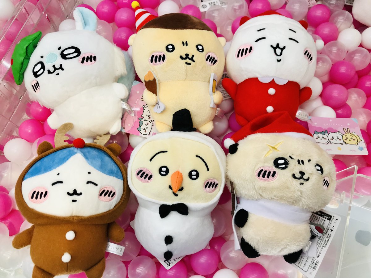 景品情報】 🐻‍❄️ちいかわ メリクリぬいぐるみ1🐻‍❄️ 🐻‍❄️ちい